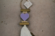 Brin de lavande tresse coeur lavande